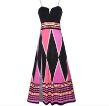 Women&#39;s faux denim skirt summer boat collar embroided ruffle dress - $26.80