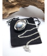 Metal Egg Pendulum Vial Stash Secret Professional Silver Healing Tapón d... - £15.02 GBP