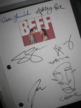 Beef Signed TV Pilot Birds Sing Screenplay Script X6 Autograph Steven Yeun Ali W - $19.99