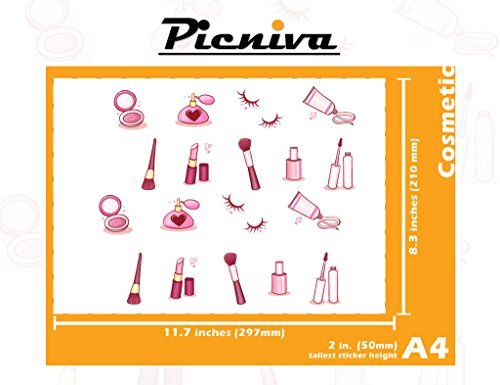 Picniva A4(2&quot;) Cosmetic Baby Kid Nursery Room Decal Sticker Clear Vinyl ... - $7.83