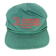 Vintage Florida Gas Transmission Trucker Snapback Hat Cap Mens Green - £27.22 GBP