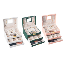 Anyhouz Jewelry Box Three Layer Multifunctional Storage for Necklaces Ea... - €98,71 EUR