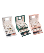 Anyhouz Jewelry Box Three Layer Multifunctional Storage for Necklaces Ea... - €98,56 EUR