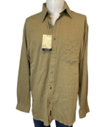 Matinique Tan &#39;Cave&#39; Long Sleeve Button Down Shirt, Men&#39;s Size XL, NWT - $32.57 CAD