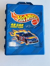 48 Vintage Mixed 1:64 Die Cast Hot Wheels Cars Carrying Case Collectors Lot Rare - £70.46 GBP
