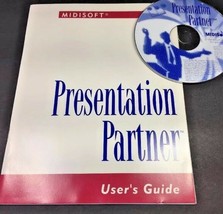 Midisoft Presentation Partner Software CD Rom Disc n Users Guide Multime... - £11.64 GBP