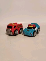 Fisher Price Lil Zoomers Police Car Firetruck Roly Ball Rattle Vehicles ... - $159.08 MXN