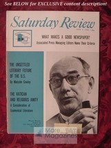 Saturday Review June 9 1962 Hiram Haydn Malcolm Cowly John H. Colburn - £6.90 GBP