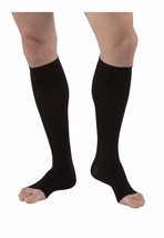 Jobst Mens L Medical Legwear Compression Socks Firm 20-30MMHG Open Toe Knee High - £32.13 GBP