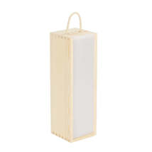 Single Bottle Wooden Box With Clear Acrylic Sliding Lid - £19.98 GBP
