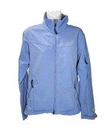 Mountain Hardwear City Jacket Coat Womens Small Blue Full Zip Collared - $25.73