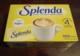 Splenda No Calorie Sweetener Packets, 100/box (P12) - £12.40 GBP