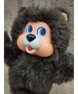 VTG 1979 Rare Playskool Jammie Pies 7&quot; Baby Bear PLASTIC FACE Plush Stuf... - $2,363.81 MXN
