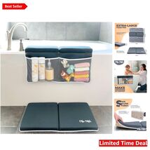 Neoprene Baby Bath Kneeling Pad Set - XL Storage Pockets for Essentials ... - $94.00