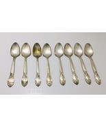 Oneida Ballad 8 Teaspoons Spoons Community Vintage Silverplate Flatware - €33,24 EUR