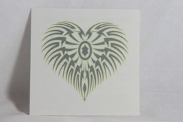 Temporary Tattoos (new) GLOW IN THE DARK TRIBAL HEART - $4.45