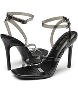 Dream Pairs Women's High Stiletto Heels Open Toe Clear Strap Size 8.5 - $19.95