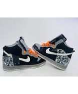 Nike Shoes Child Dunk High Kids Orange Gray Black 308319-004 Size 4.5 - $42.67