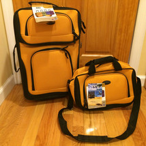 U.S. Traveler Rio Lightweight Carry-On 21x13.5x8.5 Luggage Sets - Mustar... - $39.60