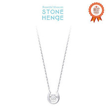 [Stonehenge] Lucky U Stella Dancing Stone Silver Necklace N0141 Korea Jewelry - £134.77 GBP