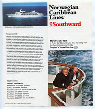 M/S Southward Brochure Norwegian Caribbean Lines 1976  - $17.82