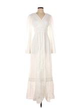 NWT GUNNE SAX for ModCloth Ethereal Elements in White Swiss Dot Maxi Dress 4 - £116.66 GBP