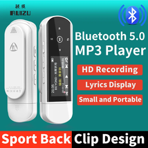  Bluetooth MP3 Player USB Music Player Mini Portable Clip Sports Walkman Support - £33.33 GBP+