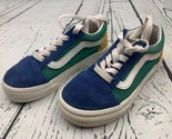 Kids Multicolor Sneakers Size 11 Old School Green Blue Yellow Red - £22.59 GBP