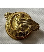 U.S. NAVY GOLD EAGEL HONORABLE DISCHARGE LAPEL BUTTON HOLE PIN VTG - €18,23 EUR