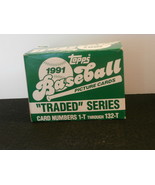Topps 1991 &quot;Traded&quot; Series - 132 Card Set - Cards 1-T to 132-T - £15.49 GBP