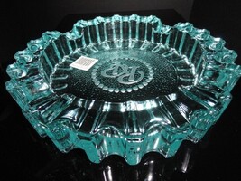 Luminoso  Teal / Blue Glass Ashtray by Rocky Patel 10" Diameter NIB image 10