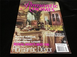 Romantic Homes Magazine January 2001 15 Must Haves for the Home, Fireplace Ideas - £9.43 GBP