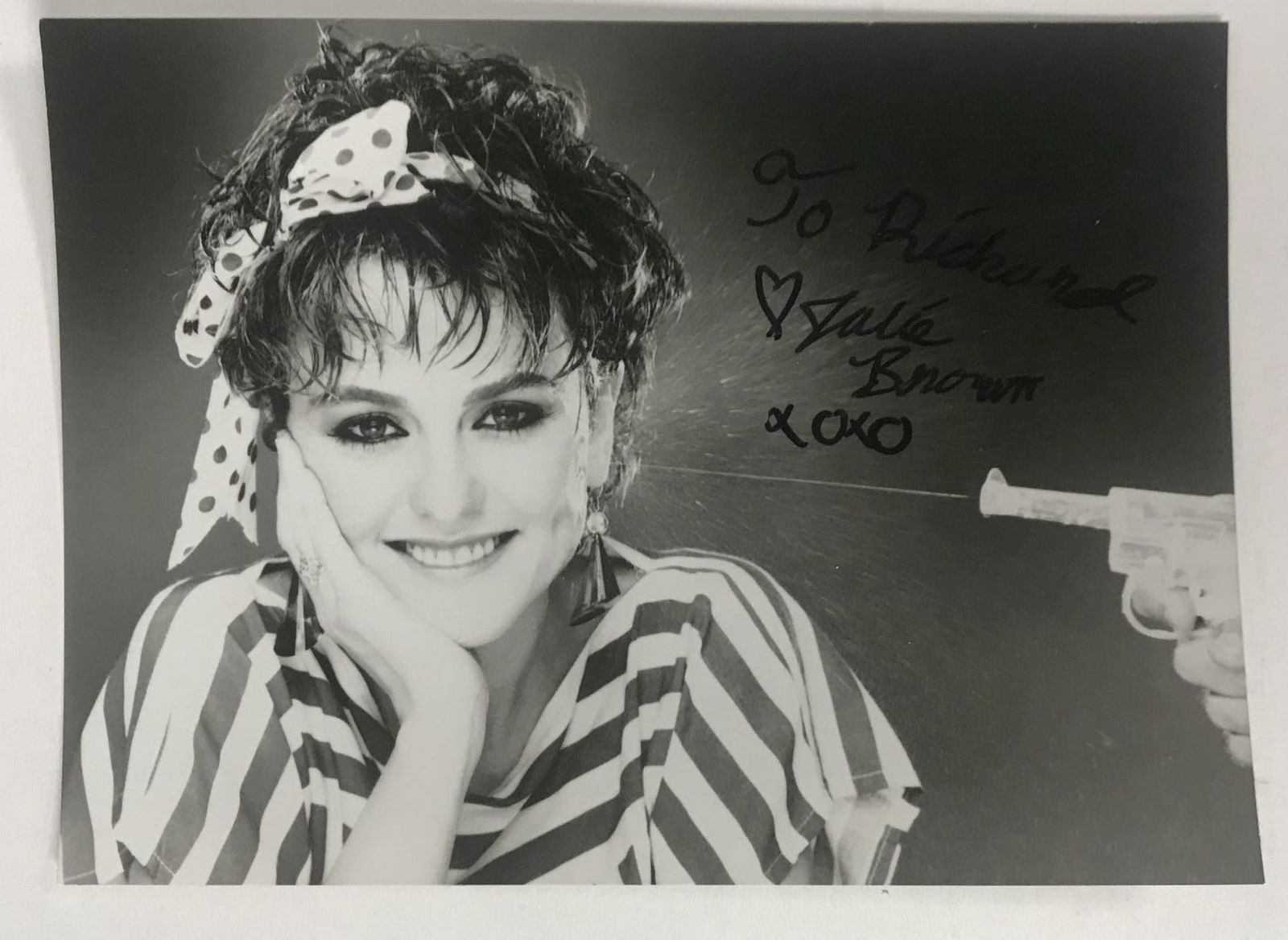Julie Brown Signed Autographed Vintage 5x7 Photo - Life COA/HOLO - $15.00