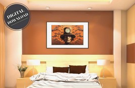 PRINTABLE wall art, Clockwork Orange inspired abstract | Digital Download - £2.78 GBP