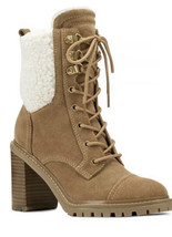 NEW Nine West Women&#39;s Phaedra Natural Suede Boot Size 9 NIB - $128.69