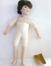 Vintage Franklin Mint Franklin Heirloom porcelain  doll Stanley Tools 1996 - £14.39 GBP