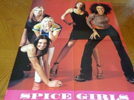 Spice Girls Hanson teen magazine poster clipping 1990&#39;s floor Teen Machine - £3.99 GBP