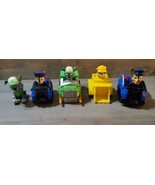 Paw Patrol 5 Lot Plastic Cars and Figure Chase Rubble Rocky  - £13.05 GBP