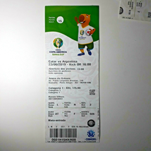 RARE Ticket Copa America Cup Brazil 2019 - #15 Qatar vs Argentina 23/06 - £26.33 GBP