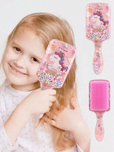 Square Transparent Unicorn Hair Brush Detangling Brush For Kids Unique Gift - £3.94 GBP+