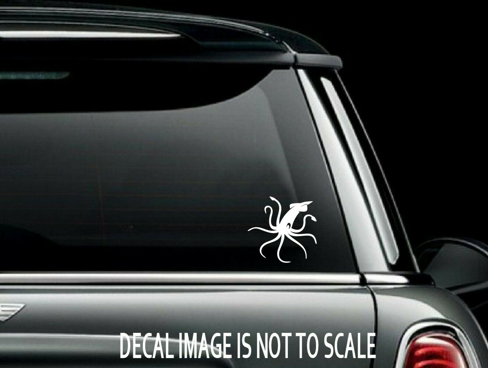 Octopus Silhouette Vinyl Car Truck Window Decal Bumper Sticker US Seller - $6.23+