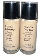 (Pack Of 2) Revlon ColorStay Makeup With SoftFlex Normal/Dry Skin #150 B... - £15.81 GBP