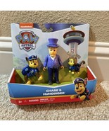 Paw Patrol CHASE &amp; MAYOR HUMDINGER &amp; CAT CHASE Figure Set Nickelodeon 2024 - $32.59 CAD