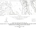 USGS Geologic Map: Quinn Table, Imlay Quadrangles, South Dakota - $12.89