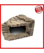 Heavy-Duty Extra Large Reptile Hide Cave with Humidity Retention - 10.8&quot;... - $63.35