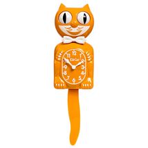 Festive Orange  Kit-Cat Klock (15.5″ high) Clock - $1,613.36 MXN
