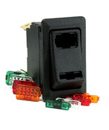 Cole Hersee Lighted Rocker Switch SPDT On-Off-On 4 Blade - £33.39 GBP