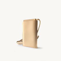 Building Block Bag Small Veg Tan Leather Crossbody Pouch Sling *EXCELLENT* - £111.56 GBP