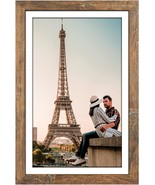 11x17 Picture Frame Wood Pattern Rustic Brown Poster Frame Set of 1 Wall... - £39.64 GBP