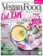 Vegan Food &amp; Living Magazine from London Anthem Publishing JULY 2018 Back Issue - £7.82 GBP
